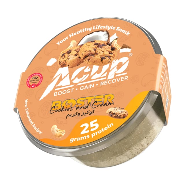 A cup Booster Cookies And Cream 80G