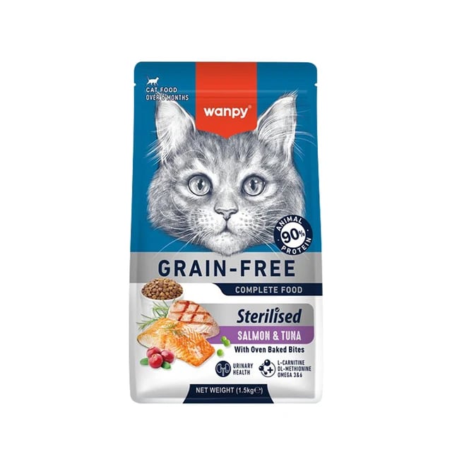 wanpy gr fr dry food fr Sterilized Cat-Salmon 1.5k