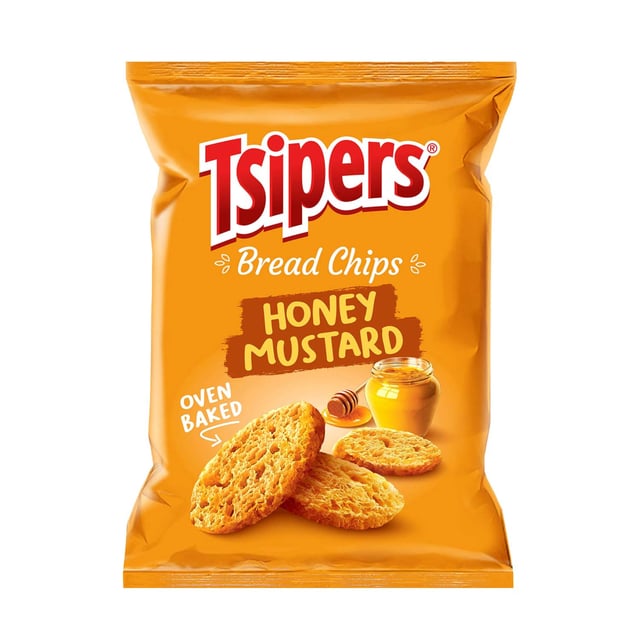 Tsipers bread chips honey mustard 80g