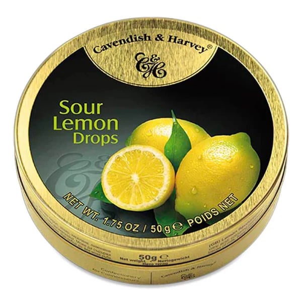 Cavendish&Harvey sour lemon drops 40g